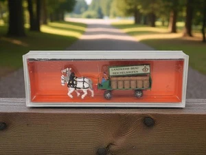 Preiser Horse Drawn Beer Wagon with Driver N Gauge 1:160 Figures Preiser 79478 - Picture 1 of 5