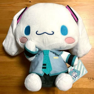 Hatsune Miku x Cinnamoroll L stuffed toy Plush 35×18×26cm SEGA Japan 2024 NEW - Picture 1 of 4