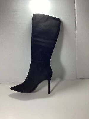 MUJERES Botas Negras Sobre la Rodilla Tacón Alto 4 Pulgadas Cremallera Talla 9 Nuevas Sin Caja Foto 1 de 4