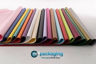 100 Sheets Of Mixed Coloured Tissue Paper - Biodegradable - 500mm X 750mm • 8.55£
