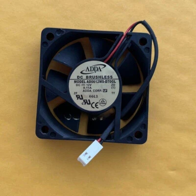 1PCS ADDA AD0612MS-D70GL 6015 12V 0.11A 6cm Chassis Cooling Fan Fast Shipping - Image 1 of 2