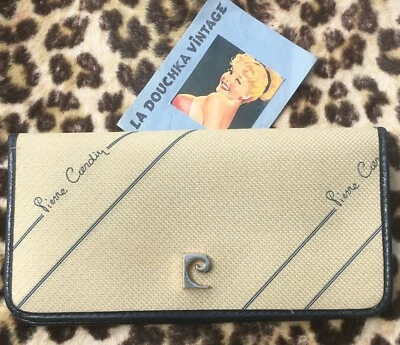 CARTERA CLUTCH PIERRE CARDIN FRANCESA AÑOS 60 Y LOGOTIPO DE LA FIRMA~HECHA EN FRANCIA~SIN USAR Foto 1 de 4