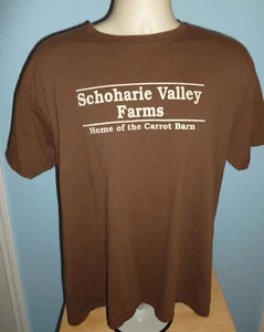 Schoharie Valley Farms Home of the Carrot Barn T-Shirt Large L - Picture 1 of 6