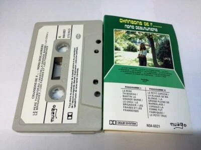 GERARD NONO DESLAURIERS Audio Cassette Tape CHANSONS DE F…  1983 Nuage NS4-6121 - Image 1 of 4