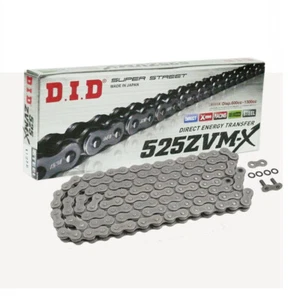 DID x Ring Motorbike Chain 525ZVM-X With 102 Rolls Open With Rivet Link - Picture 1 of 1