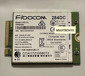 Dell DW5820e Fibocom L850-GL LTE/WCDMA 4G WWAN Card Module 284DC - Picture 1 of 3
