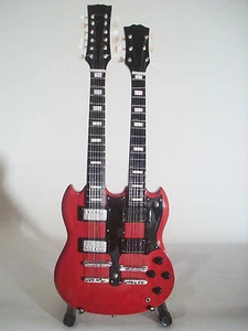SG Doppelgriff Miniaturgitarre Jimmy Page Led Zeppelin - Bild 1 von 2