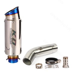 For Suzuki GSXR600 GSXR750 2011-2025 Slip Exhaust Connect Mid Link Pipe Mufflers - Picture 1 of 13