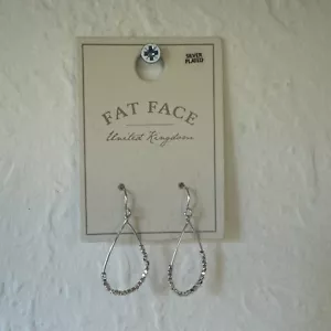 Fat Face Teardrop Earrings RRP £10  - Picture 1 of 1