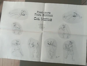 Disney's PAUL BUNYAN Orig Photo Model Sheet (McNab) 1958 by LES CLARK - Picture 1 of 1