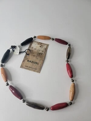 Kazuri Necklace Freefall 22" Cira 2000 - Imagem 1 de 4