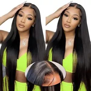 Straight Human Hair Wigs 4x4 Lace Front Wigs for Women Remy Human Hair Lace Wig - Picture 1 of 10