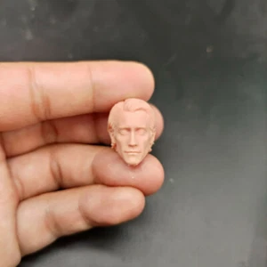 1/12 Scale Nightcrawler Jake Gyllenhaal Head Sculpt Unpainted Fit 6" ML Figure - Picture 1 of 3