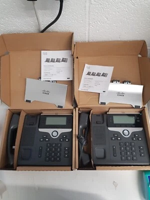 x Jot lot of 2x Cisco 7841-k9= V9/V10  IP Phones Grade A - Image 1 of 4