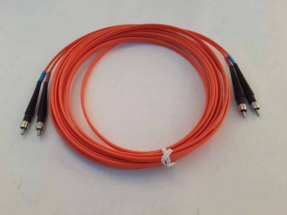 US  MADE  SMA to SMA  Multimode  62.5/125  Fiber Optic cable 6M - Image 1 of 1