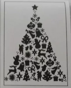 Weihnachtsbaum Prägefolder 4-1/4 x 5-3/4 Zoll Darice Neu in Verpackung - Bild 1 von 2