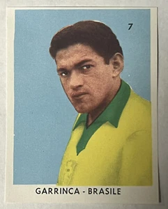 1962-63 GARRINCHA SAN GIORGIO CALCIATORI DI TUTTO IL MONDE #172 GARRINCA EX+ - Foto 1 di 2