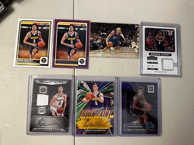 Denver Nuggets 31 Card Lot. Autos, Numbered Rookies, Inserts And More. Braun RPA - Image 1 of 4