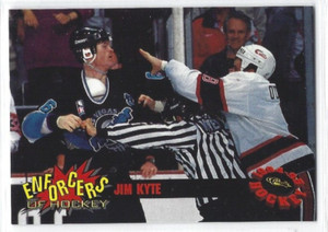 1994-95 Classic Draft Picks Enforcers of Hockey #E9 Jim Kyte