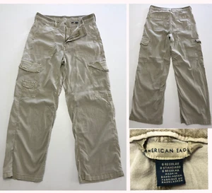 American Eagle Baggy Utility Cargo Pants Sz 8 Wide Leg Loose Fit Skater Pant - Picture 1 of 22