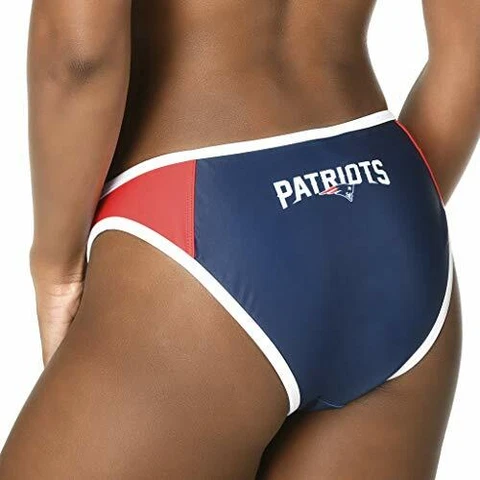 Forever Collectibles Women's New England Patriots Team Swim Suit Bikini Bottom Cover