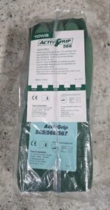 Pack of (12) Pairs of Towa ActivGrip 566 Size 8 Med Oil & Chem Resistant Gloves - Picture 1 of 1