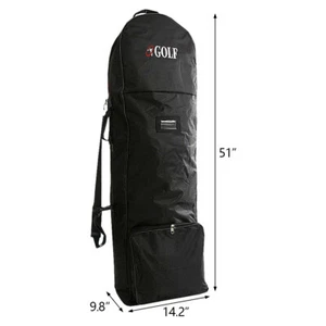 Golf Club Bags Heavy Duty Golf Travel Backpack Lightweight Golf Cart Organizer - Picture 1 of 48