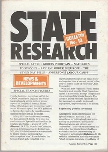 STATE RESEARCH. Bulletin No 13. 1979. very rare. anarcho, left state watch etc - Picture 1 of 2