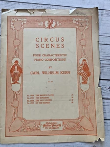 CIRCUS SCENES Vintage Sheet Music - CARL WILHELM KERN - Picture 1 of 3
