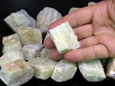 Lot de Béryl Naturel, Béryl Brut, Béryl Vert - Poids environ 250gr - Photo 1/4