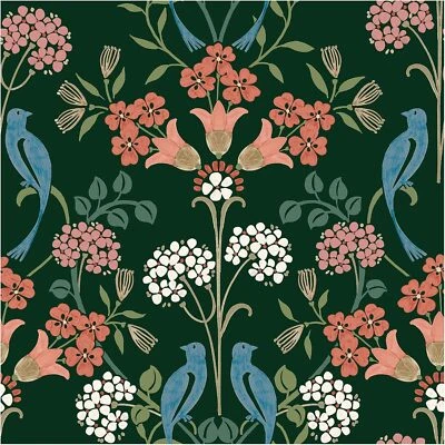 Papel pintado NuWallpaper Green Meadow Song pelar y pegar, NUS6093  Foto 1 de 4