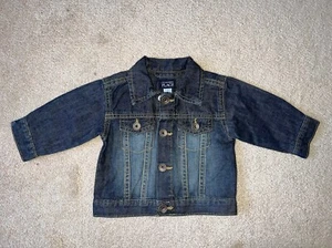 DENIM/JEAN JACKET - Children's Place - Dark Blue - Sz 3-6M - NWT - Picture 1 of 5