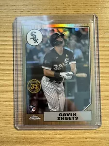 2022 Topps Chrome - 1987 Topps Baseball #87BC-20 Gavin Sheets, Gavin Sheets (RC) - Picture 1 of 2