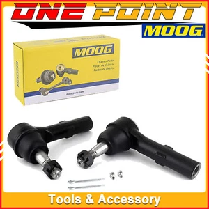 2x MOOG Front Outer Tie Rod Ends For 2011-2019 GMC Sierra 2500 Silverado 3500 - Picture 1 of 8