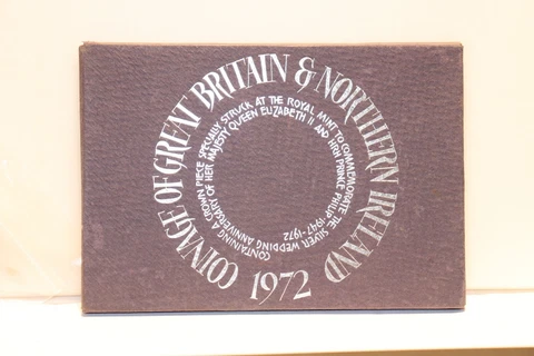 1972 Royal Mint Coinage Of Great Britain & Northern Ireland Proof Set Cover