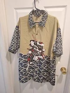 Anime Button Down Hemd Gr Xl - Bild 1 von 5