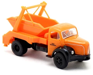 Brekina 85394 Berliet GLR 8 LKW Absetzkipper Saarbrücken kommunal orange 1:87 H0 - Picture 1 of 3