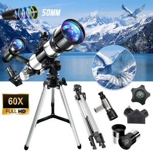 Professional Astronomical Telescope with High Tripod Lunar Mirror HD Viewing AU - Picture 1 of 14