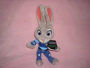 Disney Zootopia Bunny Officer Judy Hopps Tomy Plush & Beans 9" t W/Tags - Imagen 1 de 6