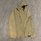 Eddie Bauer Jacket Mens Large Tall Full Zip Snap Button Distressed