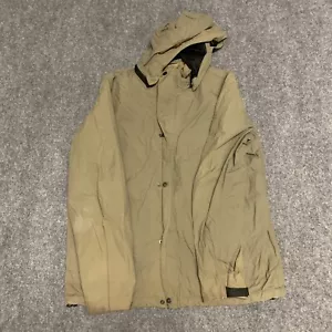 Eddie Bauer Jacket Mens Large Tall Full Zip Snap Button Distressed - Picture 1 of 12