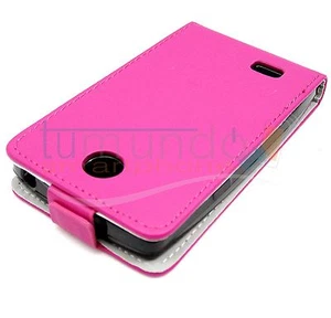 FUNDA de PIEL PREMIUM ROSA / FUCSIA ULTRA-SLIM para LG JOY H220 case - Imagen 1 de 1