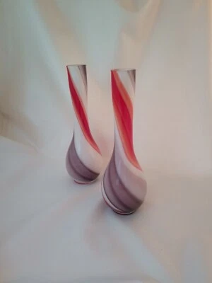 Vintage, Mid Century Japanese Glass Vases - Image 1 of 4