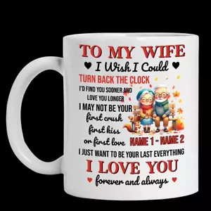 To My Wife Coffee White Ceramic Mug Funny Couple Mug 11Oz Ceramic Mug - Picture 1 of 1