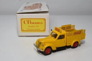B41 1:43 CB MODELS MODELS 01 FIAT 1100 ALR 1948 COCA-COLA VAN PICKUP MIB - Foto 1 di 16
