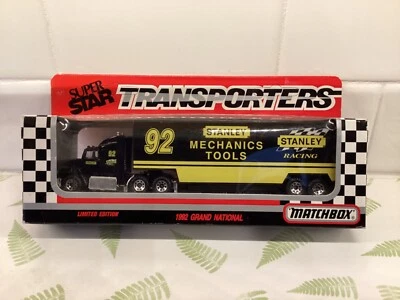 Matchbox Super Star Transporters  - Stanley Mechanics Tools Racing - 1992 MIB. - Image 1 of 4