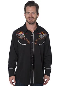 Camicia western Benny's Eagle and Mountain - Foto 1 di 5