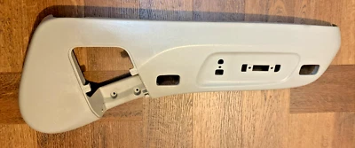 2007-2010 Lexus ES350 Front Left Driver Seat Switch Cover Panel Trim 2007 GRAY - Image 1 of 4