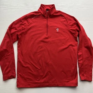 Galvin Green  Performance Quarter Zip Pullover Mens Large Red Westinghouse Logo - Picture 1 of 11