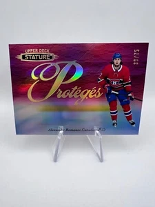 Alexander Romanov - 2020-21 UD Stature Proteges #P-2 Red /75 Canadiens RC - Picture 1 of 3